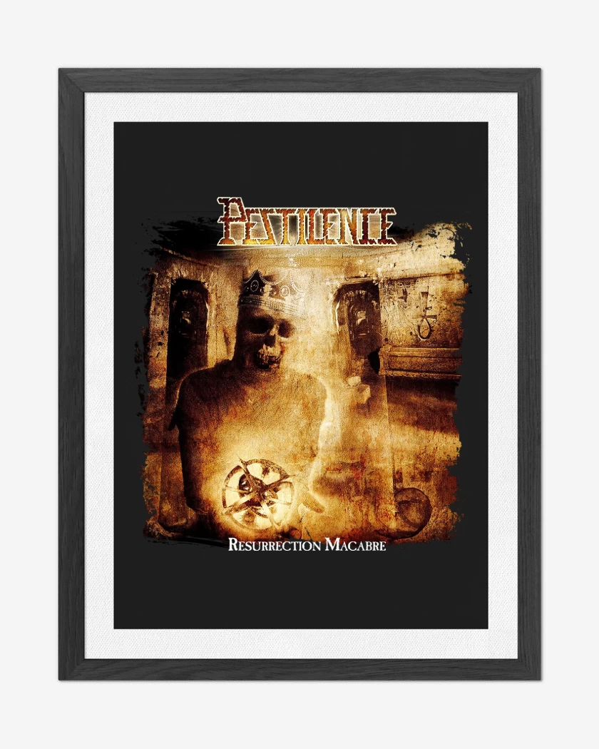 Cuadro decorativo Negro de Pestilence Resurrection Macabre