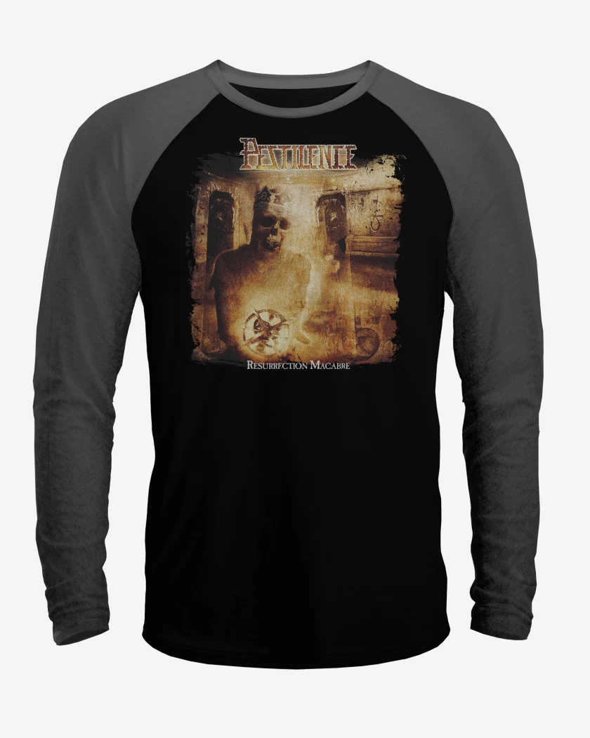 Polera Raglan Pestilence Resurrection Macabre