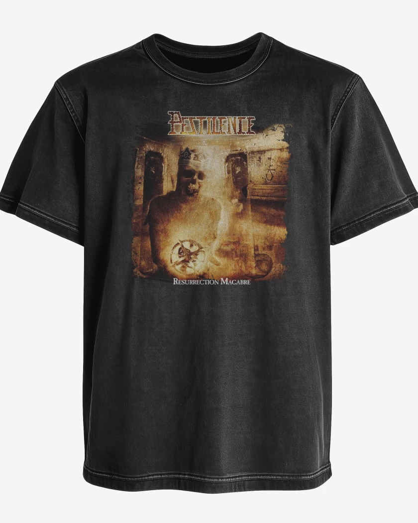 Polera desgastada Pestilence Resurrection Macabre