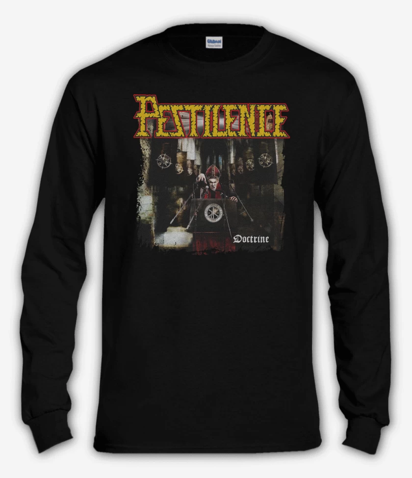 Polera manga larga Negro de Pestilence Doctrine