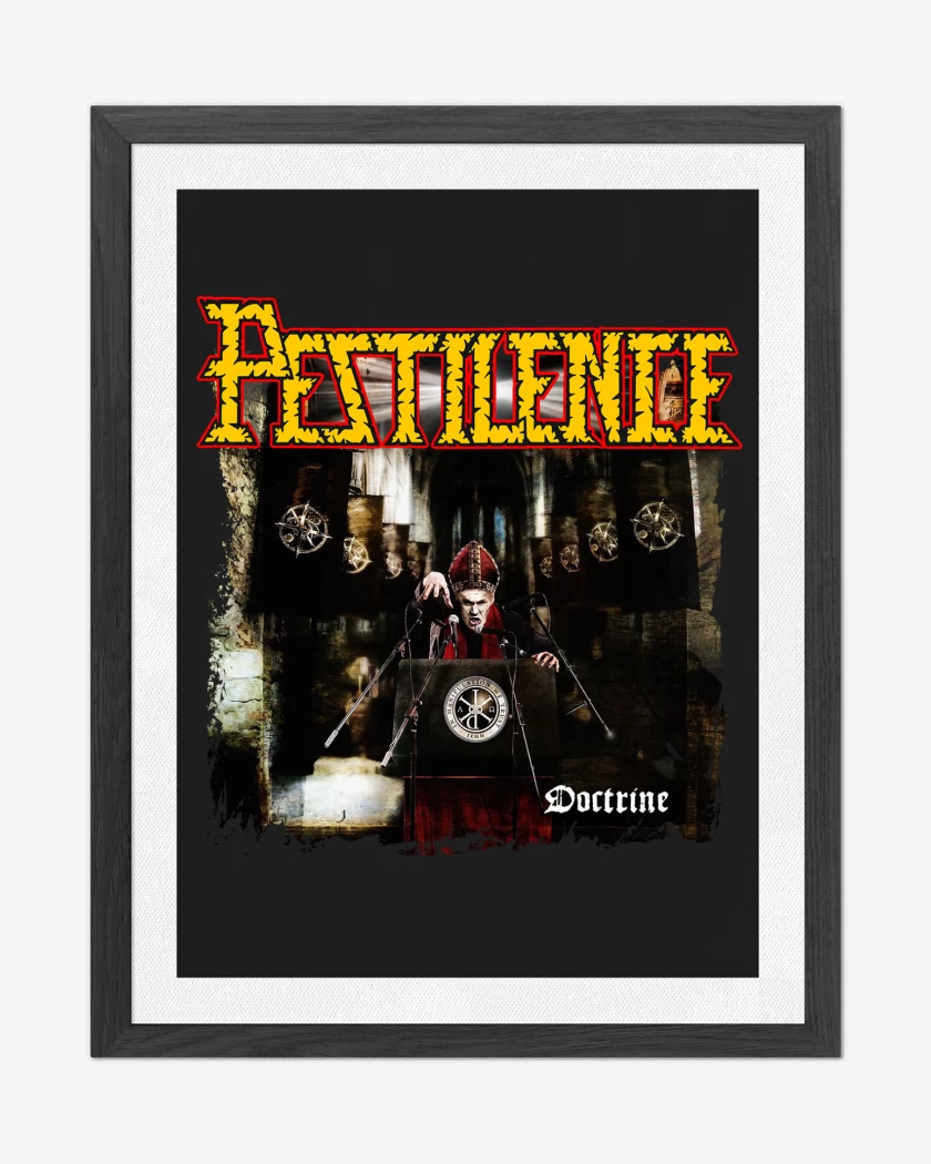 Cuadro decorativo Negro de Pestilence Doctrine