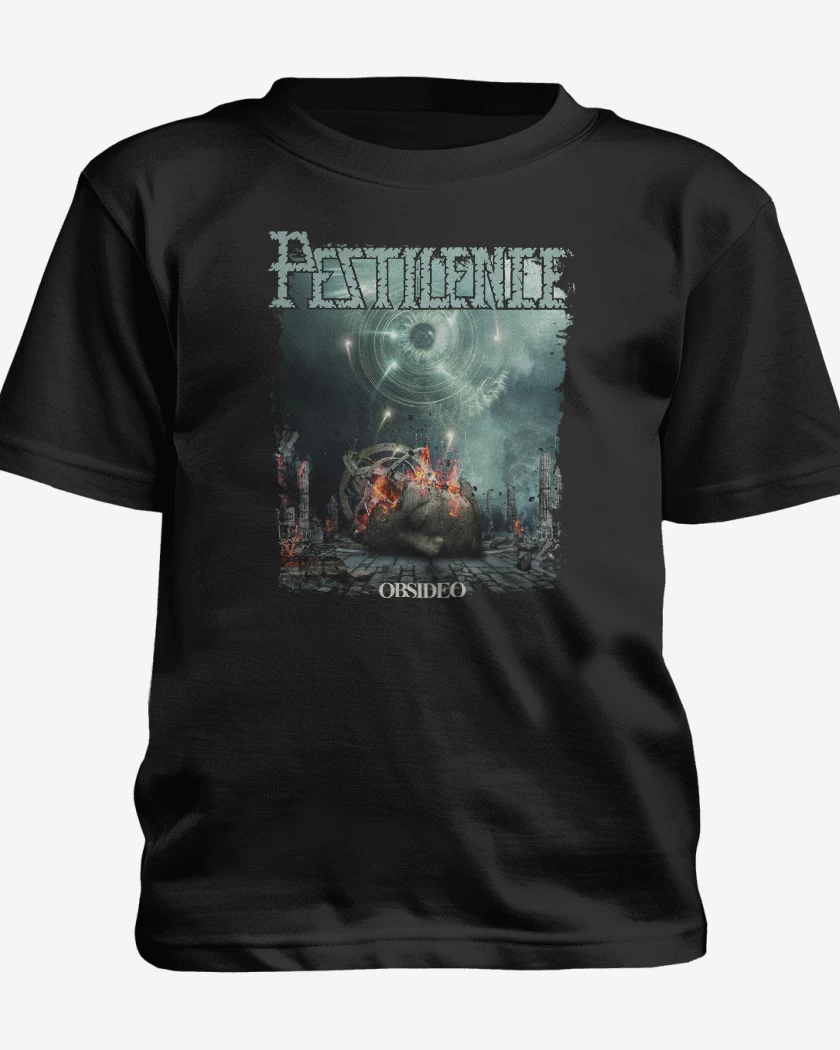 Polera de niño Negro de Pestilence Obsideo