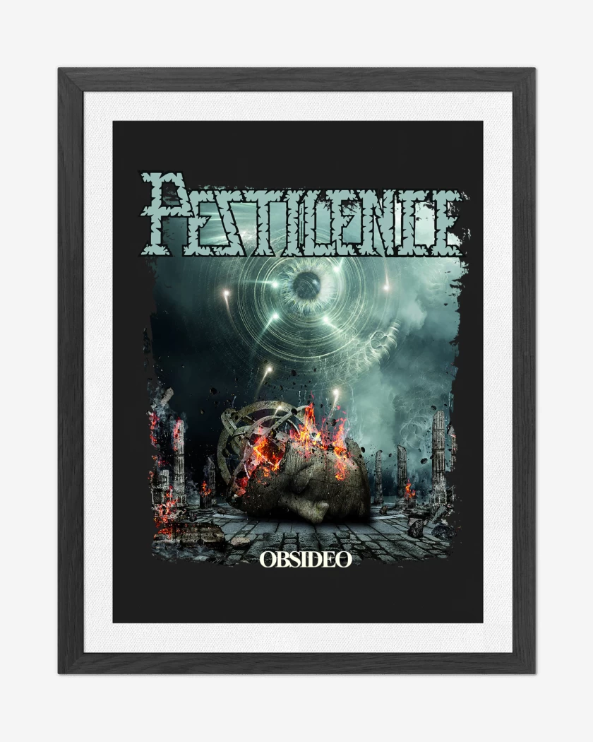 Cuadro decorativo Negro de Pestilence Obsideo