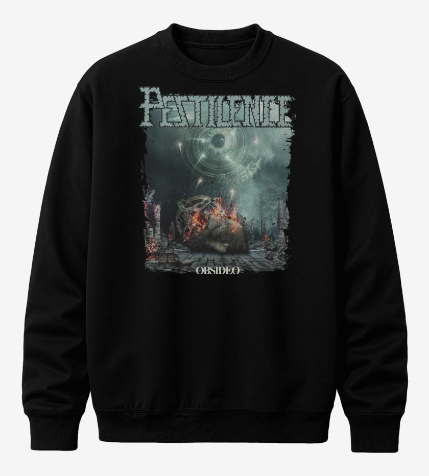 Poleron polo Negro de Pestilence Obsideo