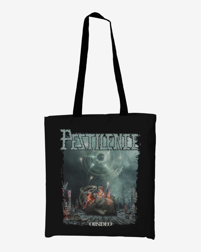 Totebag Negro de Pestilence Obsideo