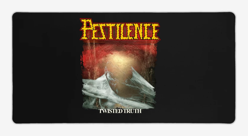 Mouse pad Gamer Negro de Pestilence Twisted Truth