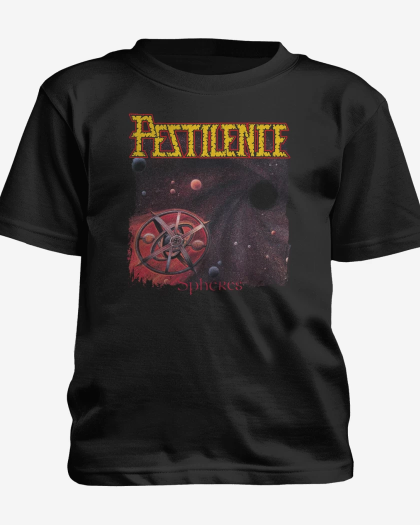 Polera de niño Negro de Pestilence Spheres