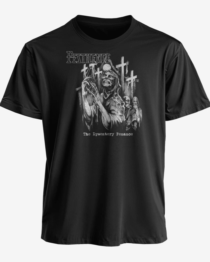 Polera premium Negro de Pestilence Dysentery Fenance