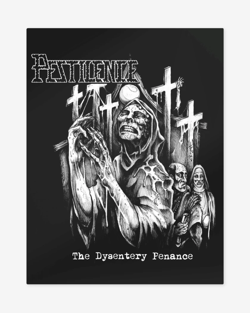 Print metalico Pestilence Dysentery Fenance