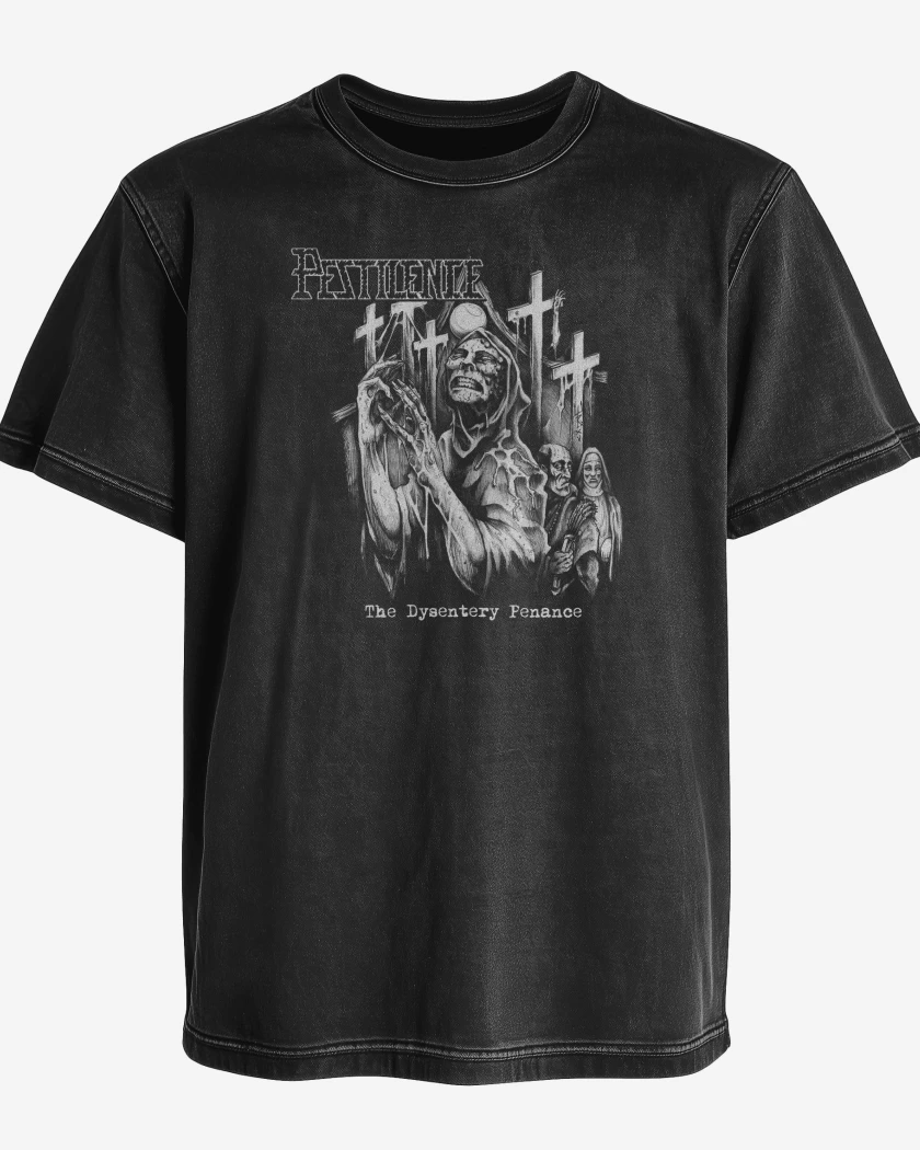 Polera desgastada Pestilence Dysentery Fenance