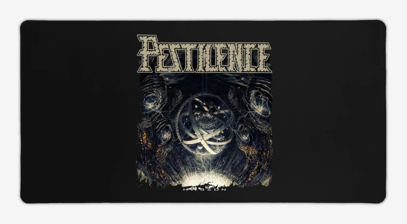 Mouse pad Gamer Negro de Pestilence Hadeon