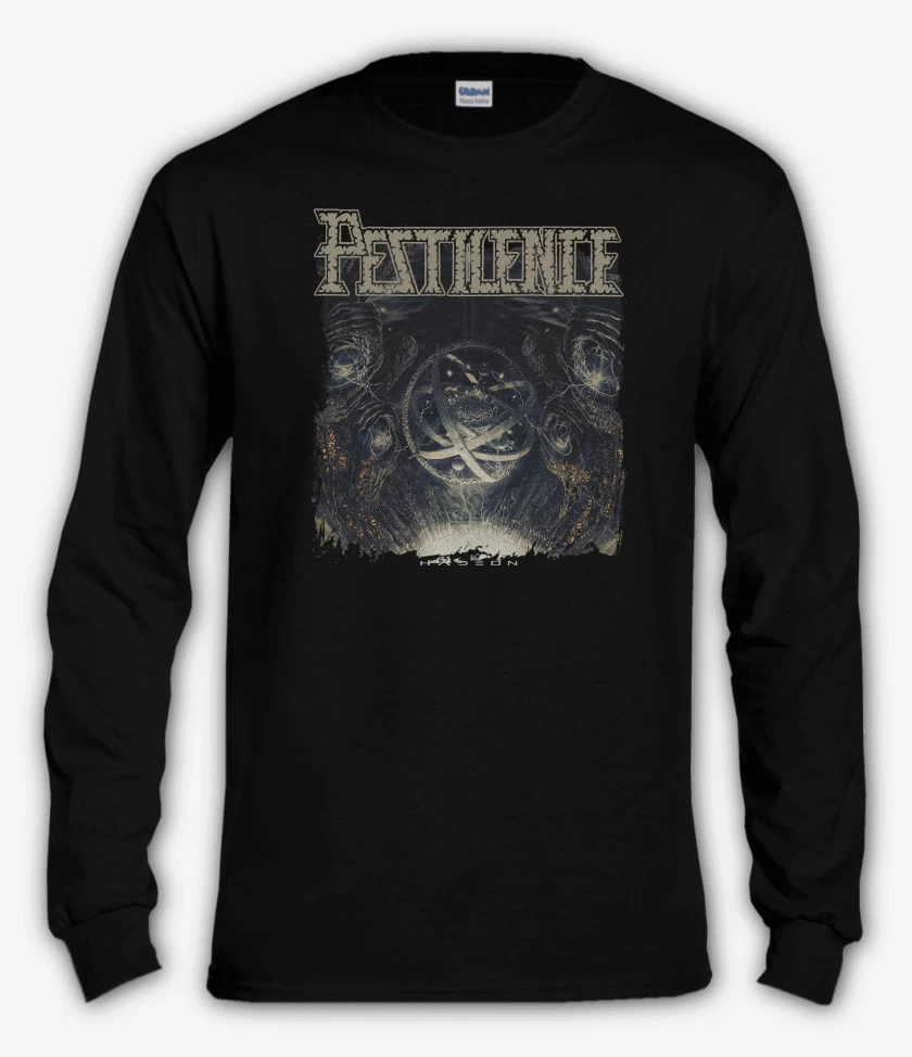 Polera manga larga Negro de Pestilence Hadeon