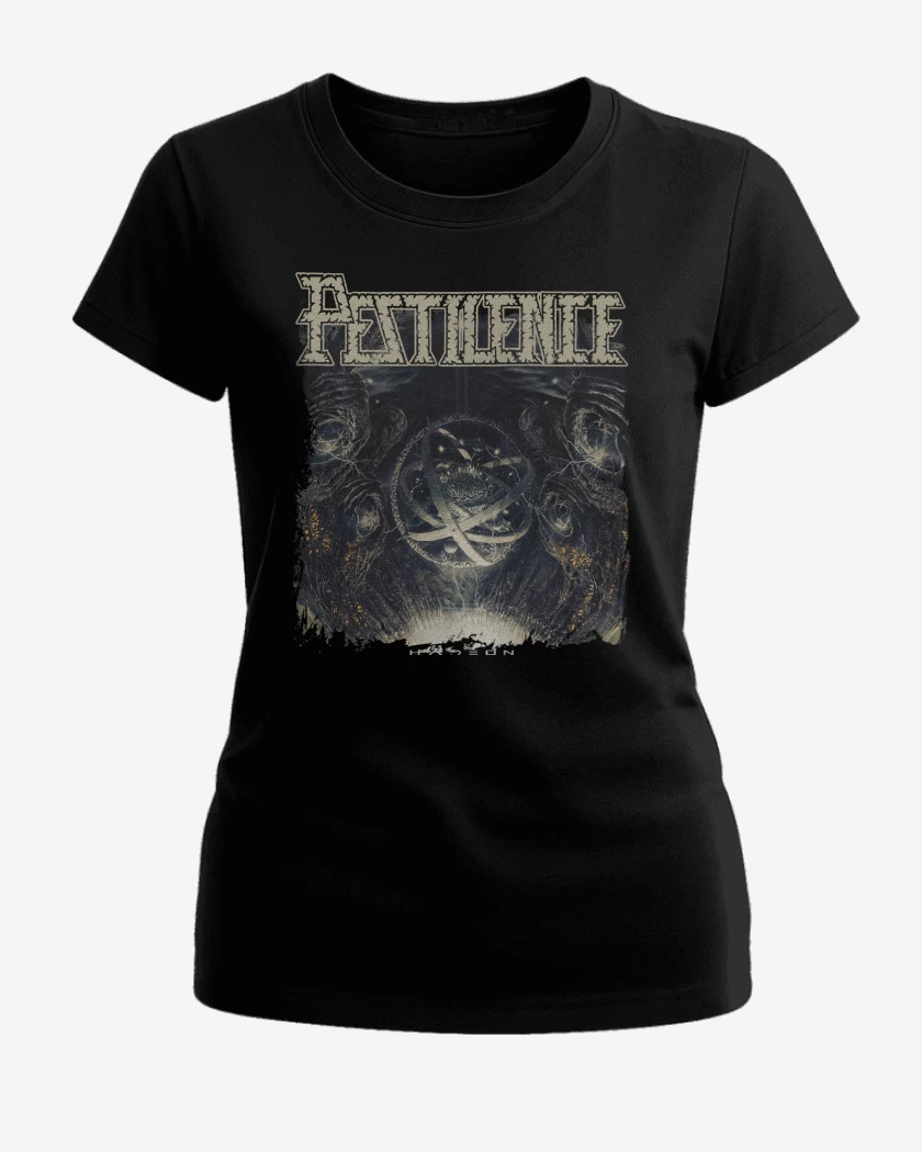 Polera de Mujer Negro de Pestilence Hadeon