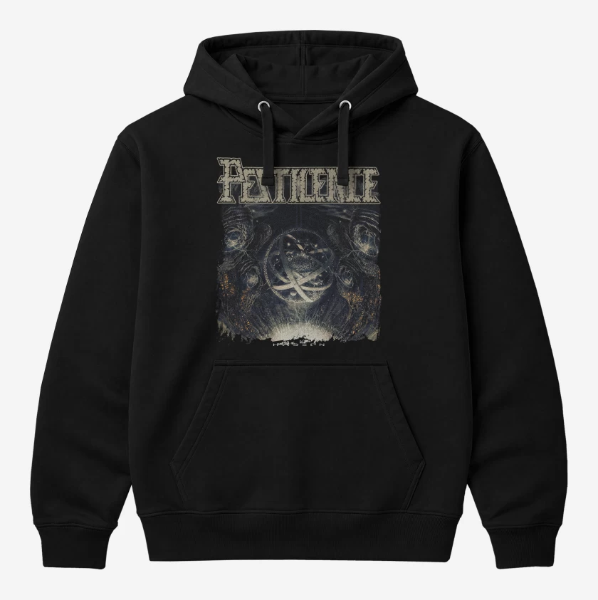 Polerón Canguro Negro de Pestilence Hadeon