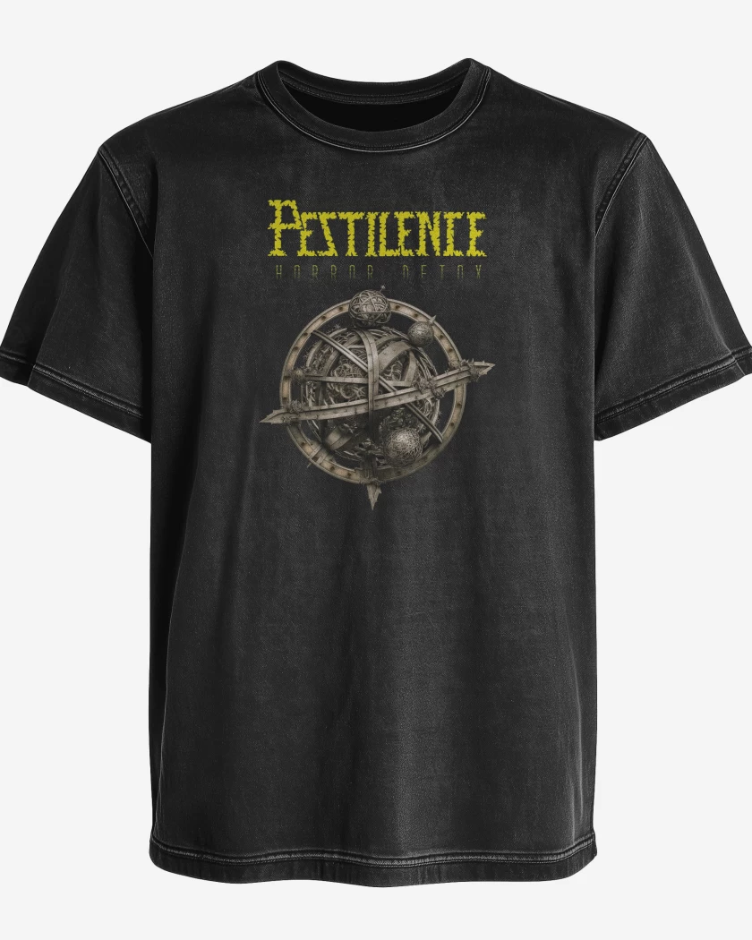 Polera desgastada Pestilence Horror Detox