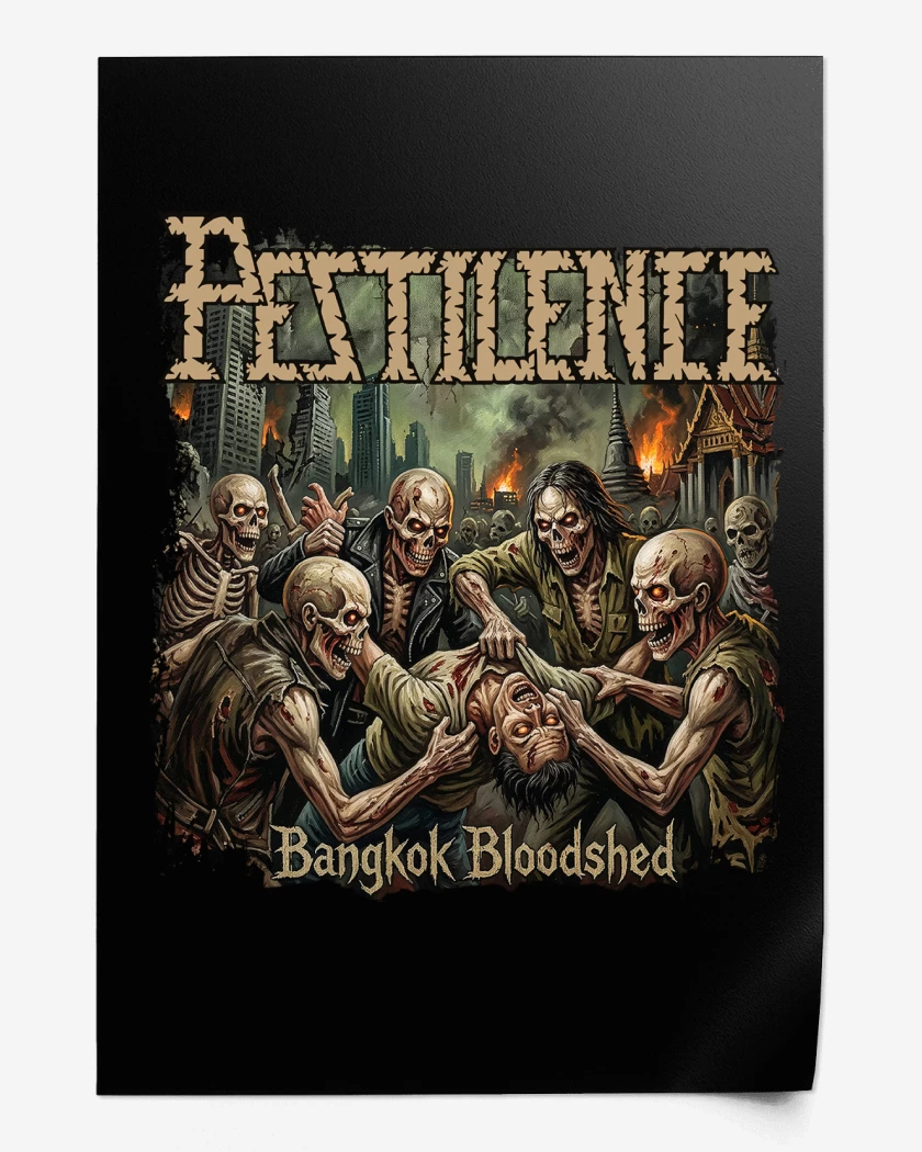 Print Pestilence Bangkok Bloodshed