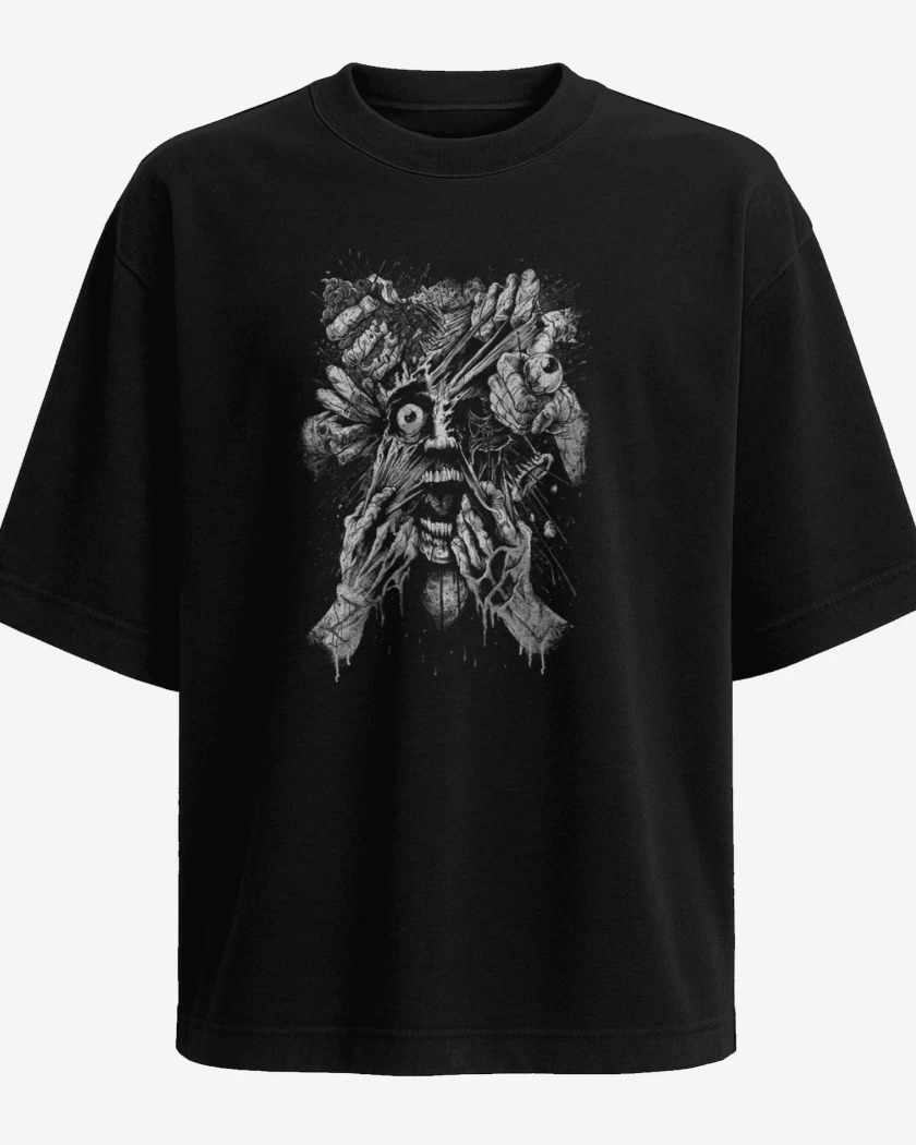 Polera Oversize Negro de Cuco