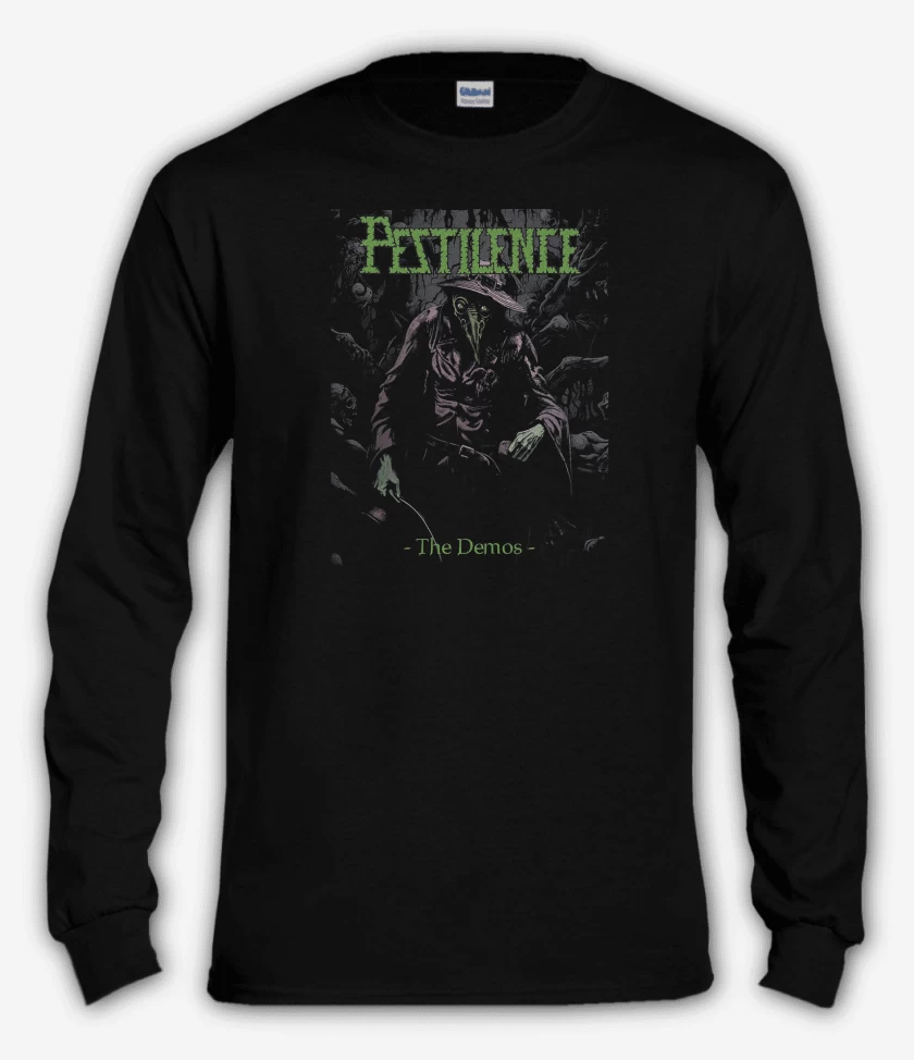 Polera manga larga Negro de Pestilence The Demos