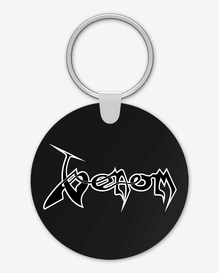 Llavero Negro de Venom Logo N