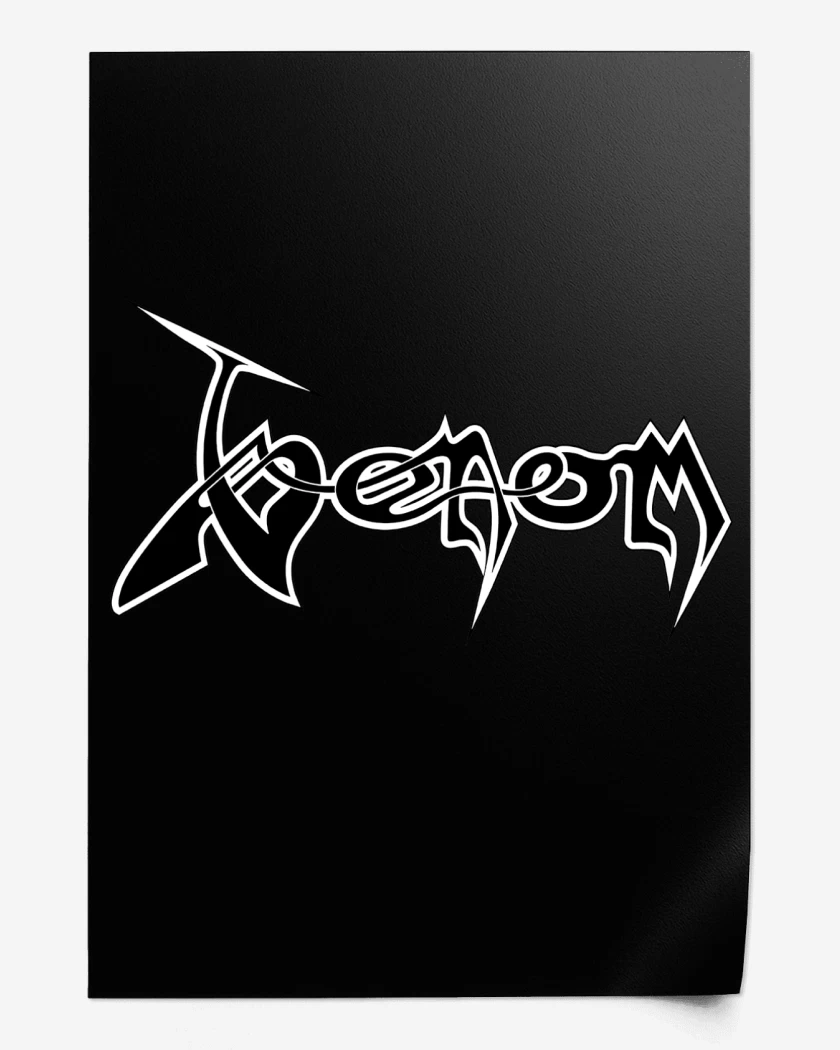 Print Negro de Venom Logo N
