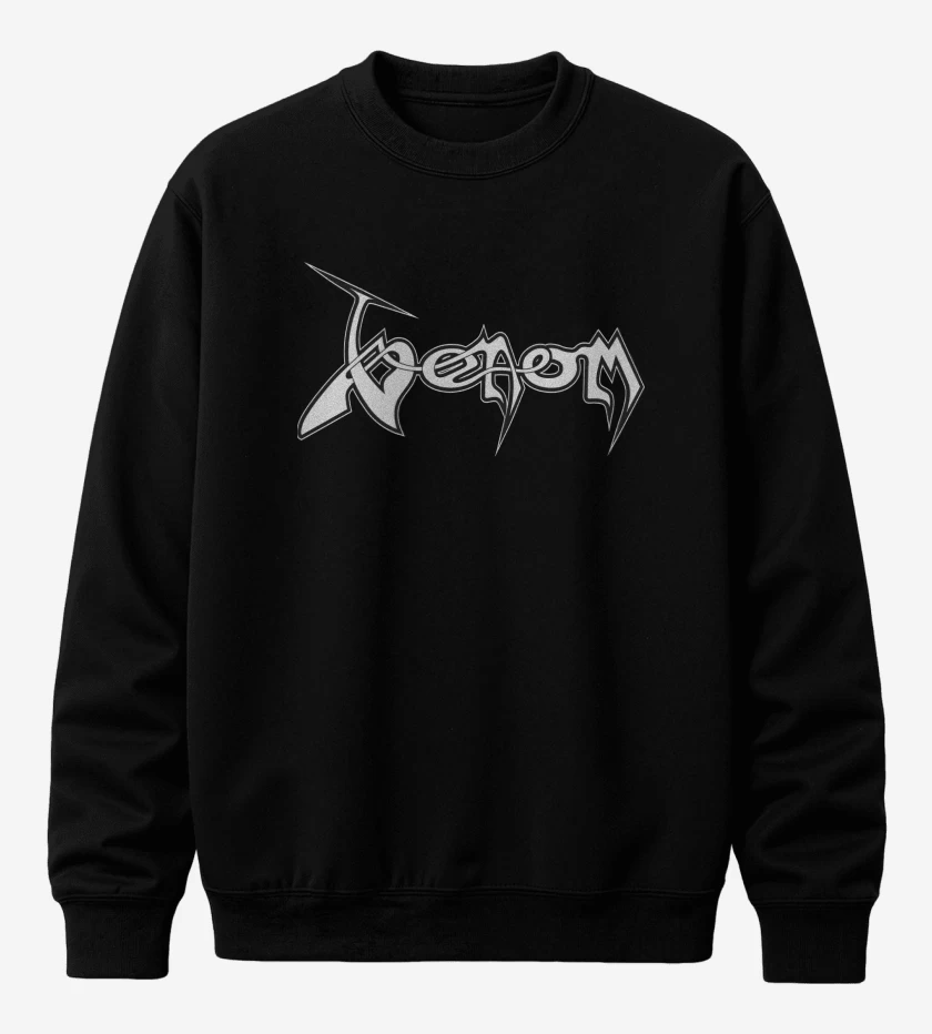 Poleron polo Negro de Venom Logo B