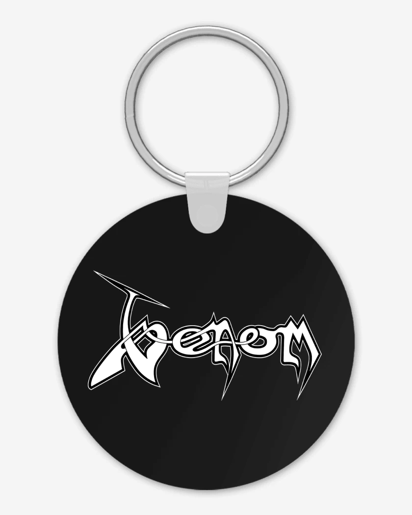 Llavero Negro de Venom Logo B