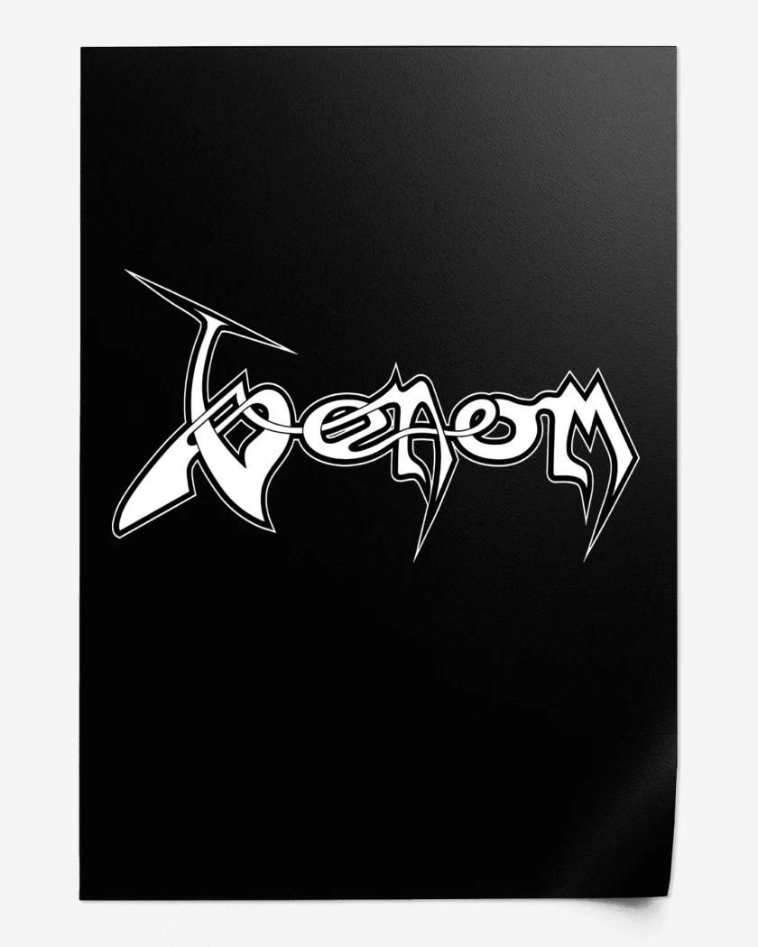Print Negro de Venom Logo B