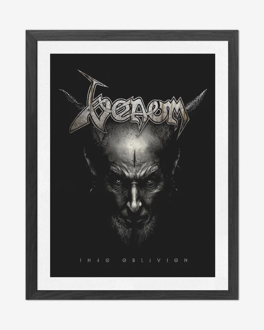 Cuadro decorativo Negro de Venom Into Oblivion