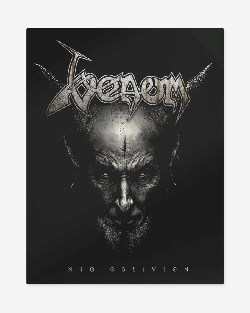 Print metalico Negro de Venom Into Oblivion