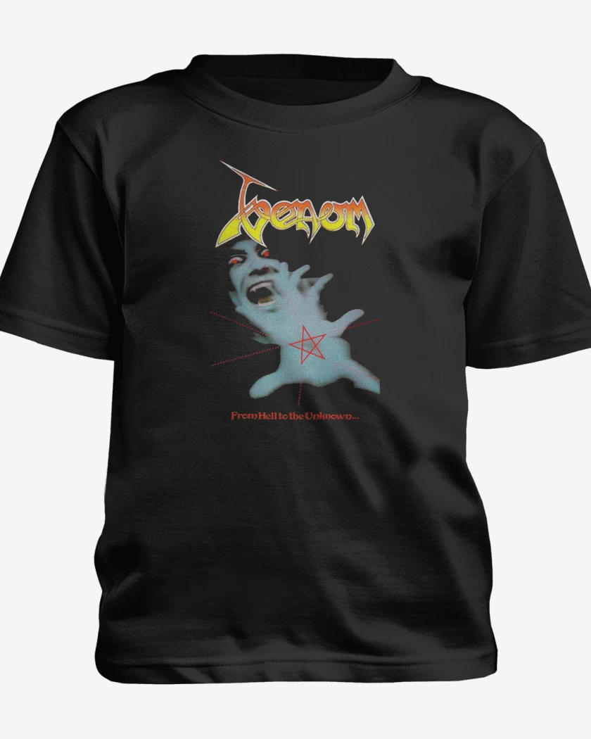 Polera de niño Negro de Venom From Hell to the Unknown