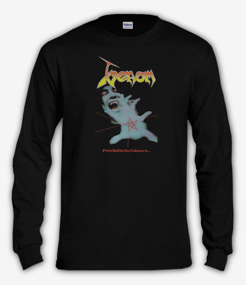 Polera manga larga Negro de Venom From Hell to the Unknown