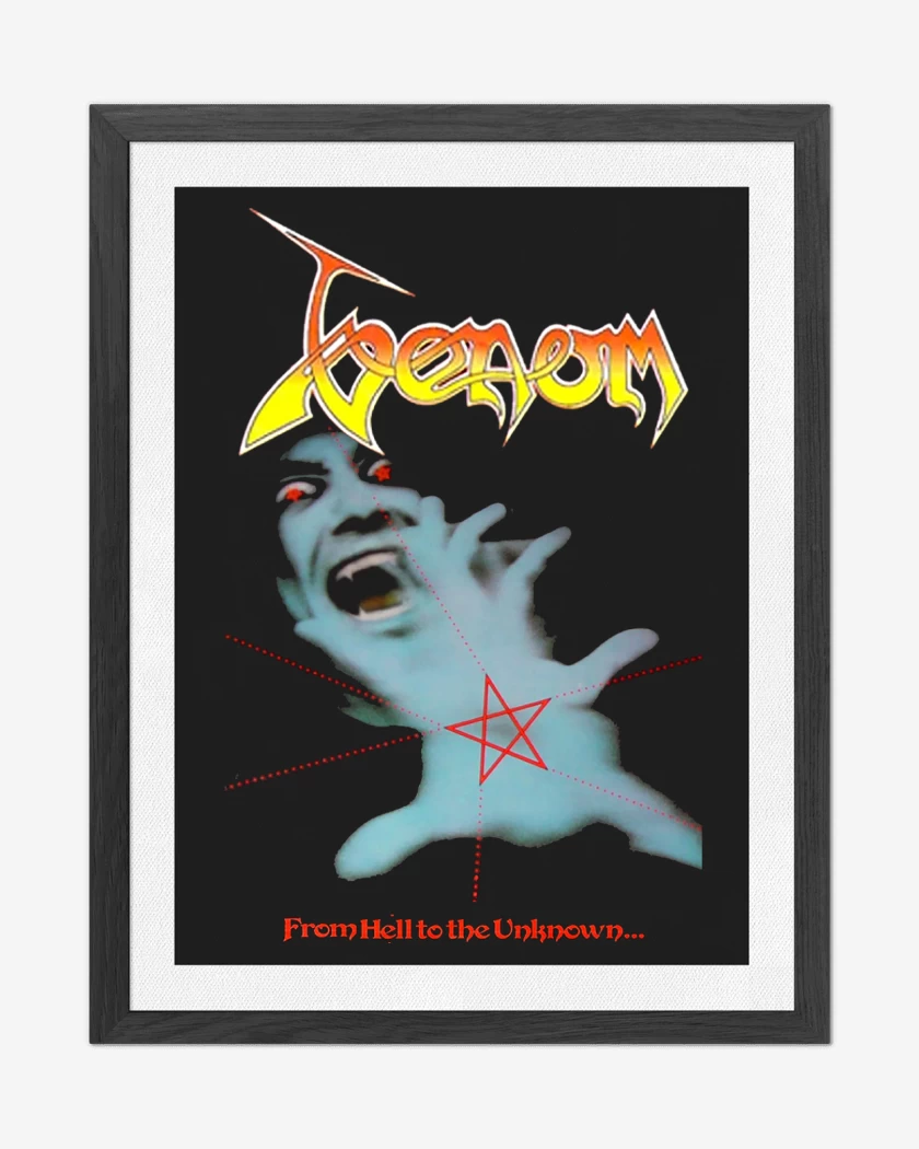 Cuadro decorativo Negro de Venom From Hell to the Unknown