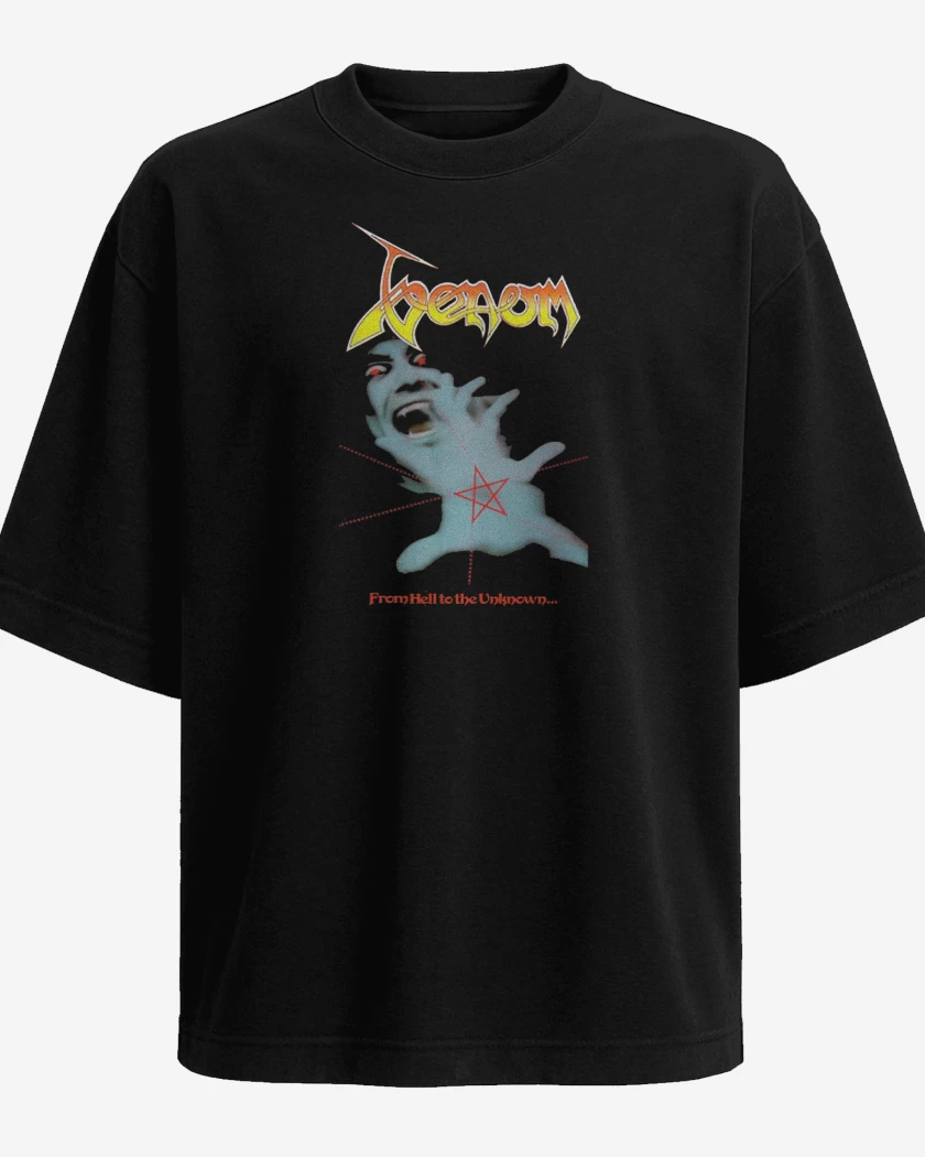 Polera Oversize Venom From Hell to the Unknown