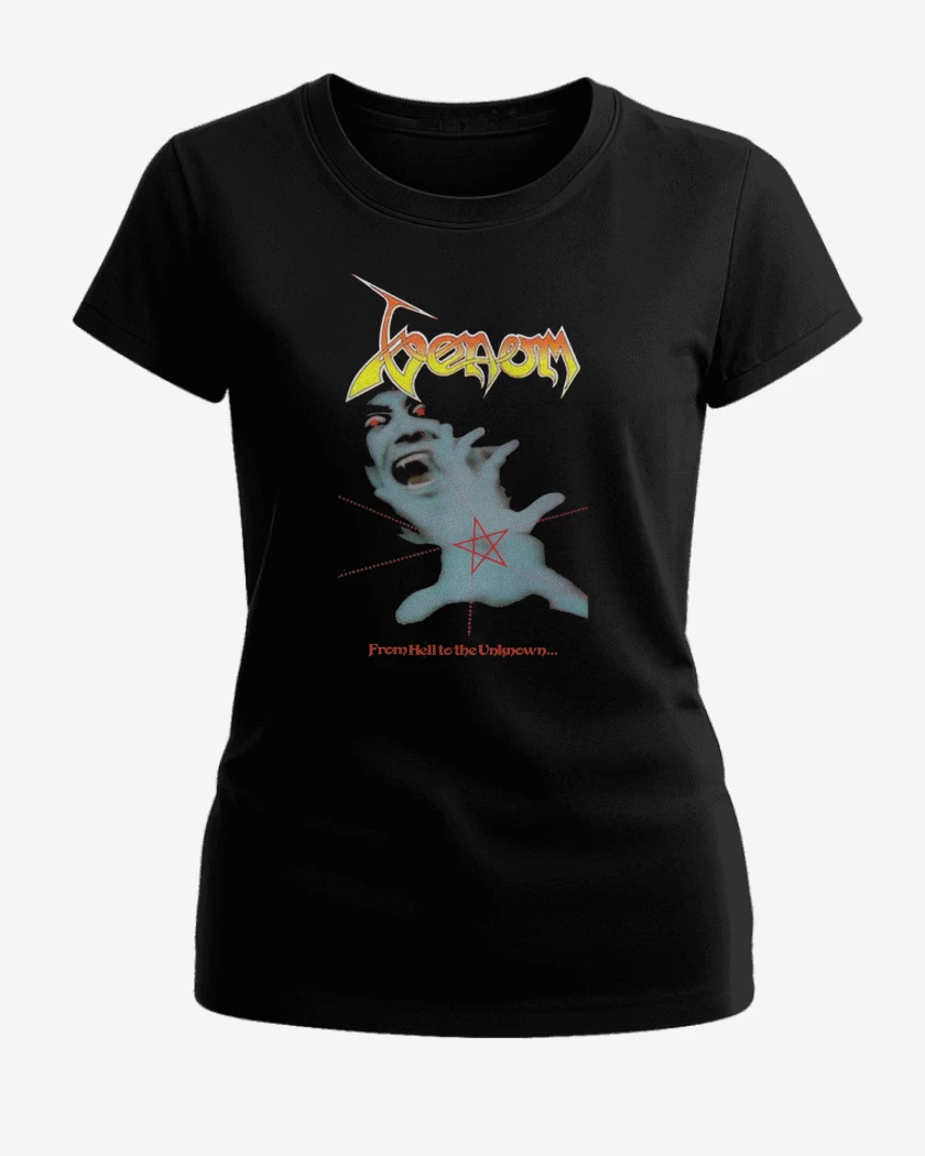 Polera de Mujer Negro de Venom From Hell to the Unknown