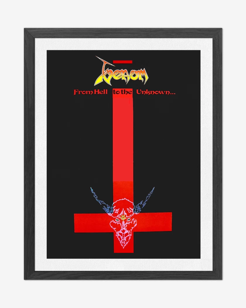 Cuadro decorativo Negro de Venom From Hell