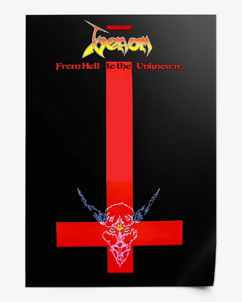 Print Negro de Venom From Hell