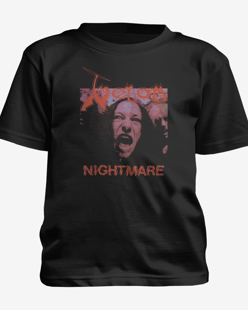 Polera de niño Negro de Venom Nightmare