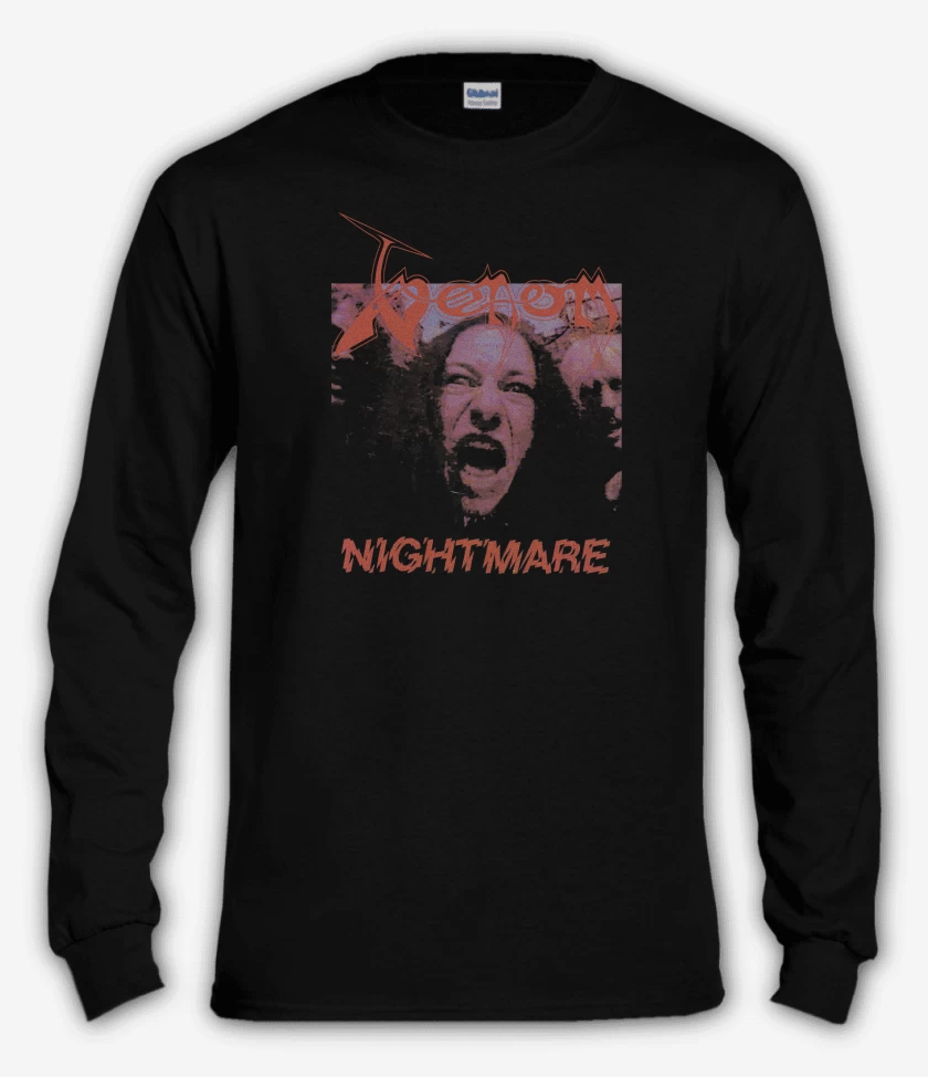 Polera manga larga Negro de Venom Nightmare