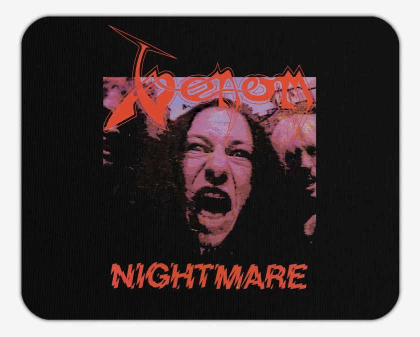 Mousepad Negro de Venom Nightmare