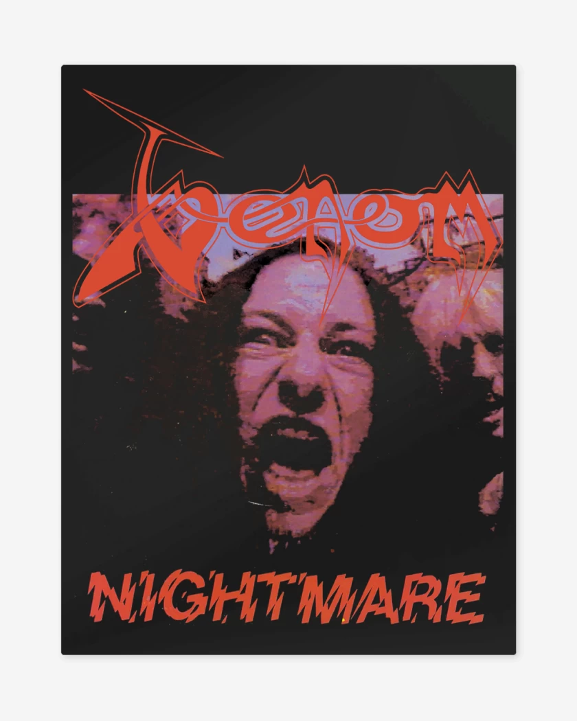 Print metalico Negro de Venom Nightmare