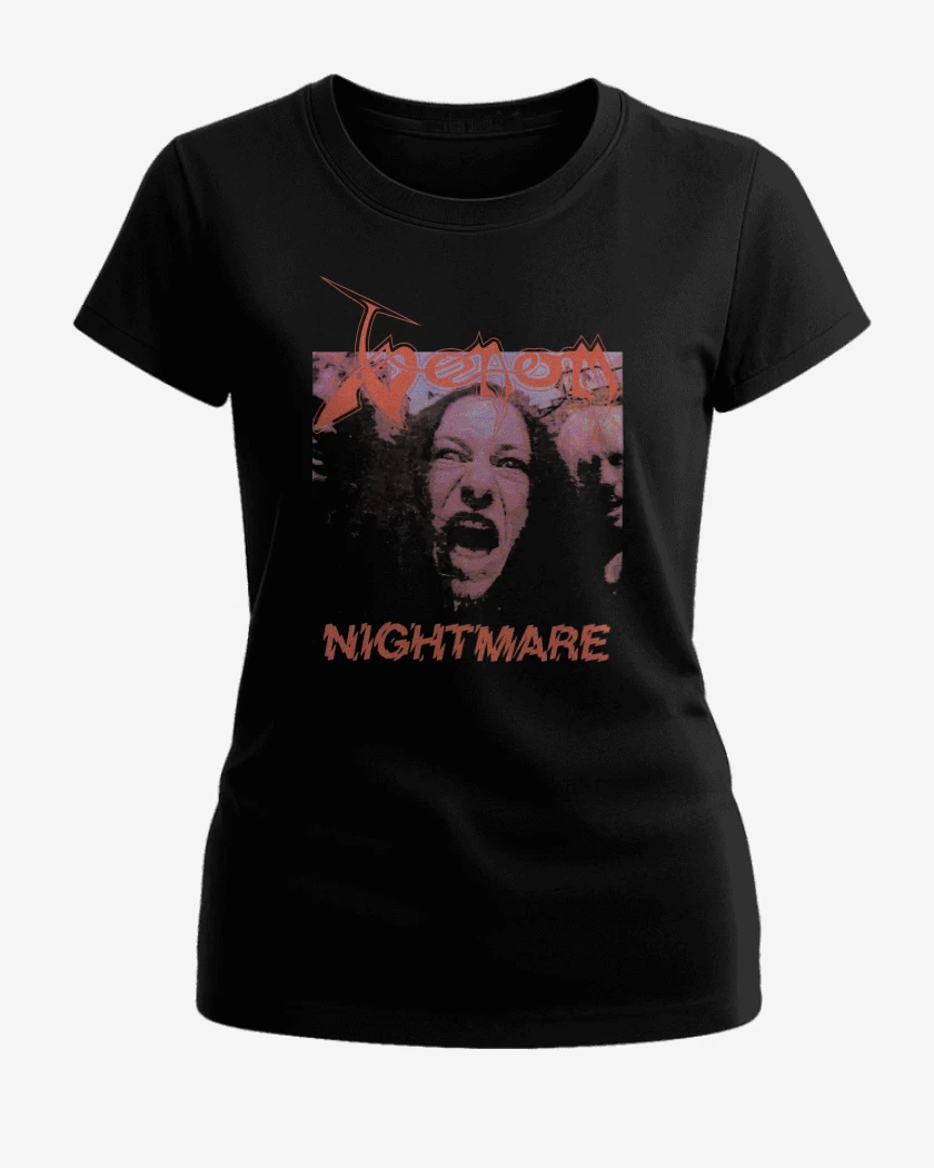Polera de Mujer Negro de Venom Nightmare