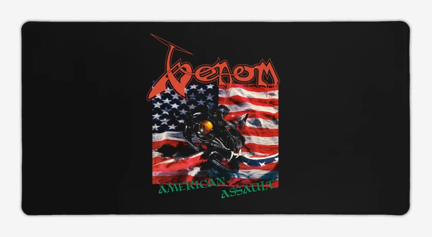 Mouse pad Gamer Negro de Venom American Assault