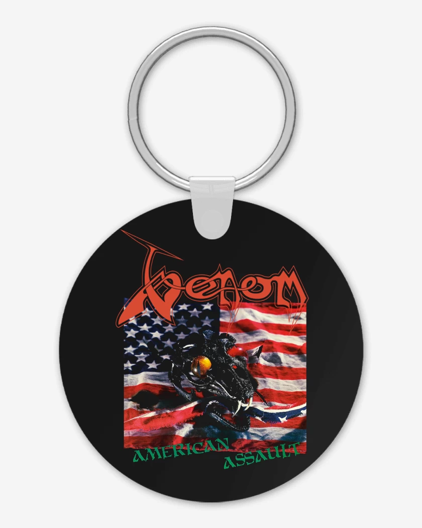 Llavero Negro de Venom American Assault