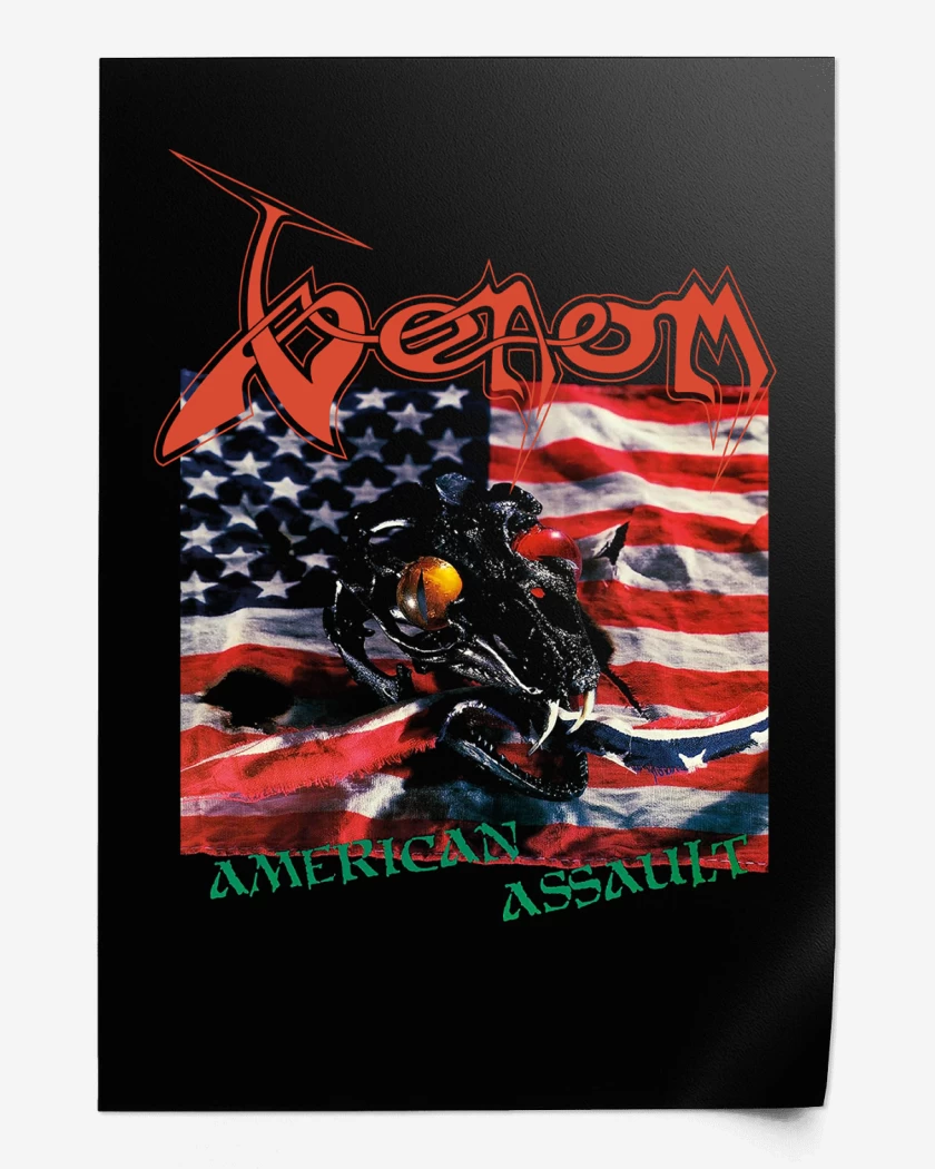 Print Negro de Venom American Assault