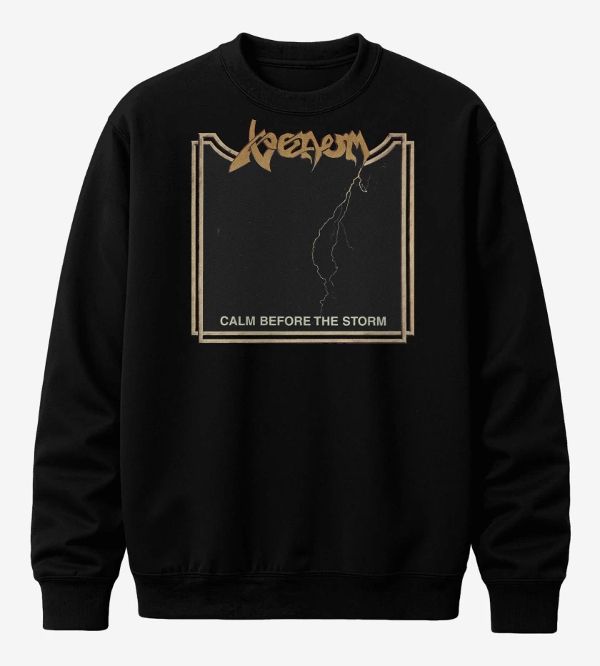 Poleron polo Negro de Venom Calm Before the Storm