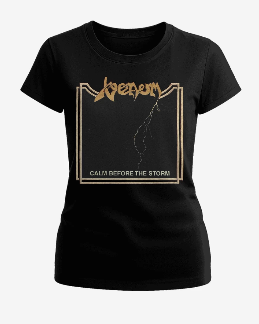 Polera de Mujer Negro de Venom Calm Before the Storm