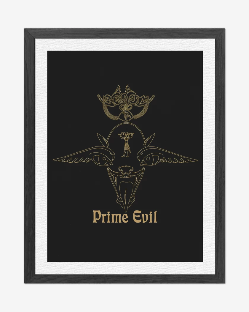 Cuadro decorativo Negro de Venom Prime Evil