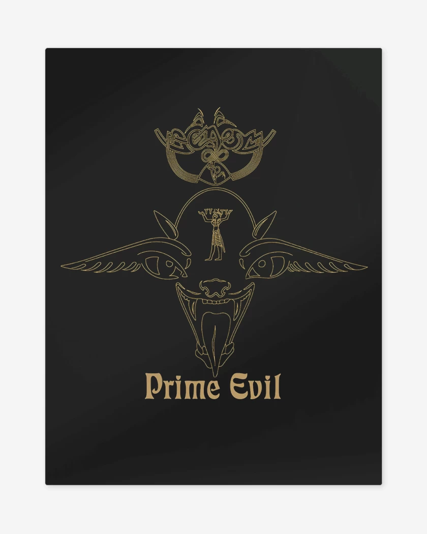 Print metalico Negro de Venom Prime Evil