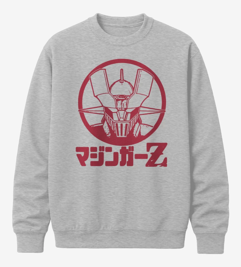 Poleron polo Gris Melange de Mazinger
