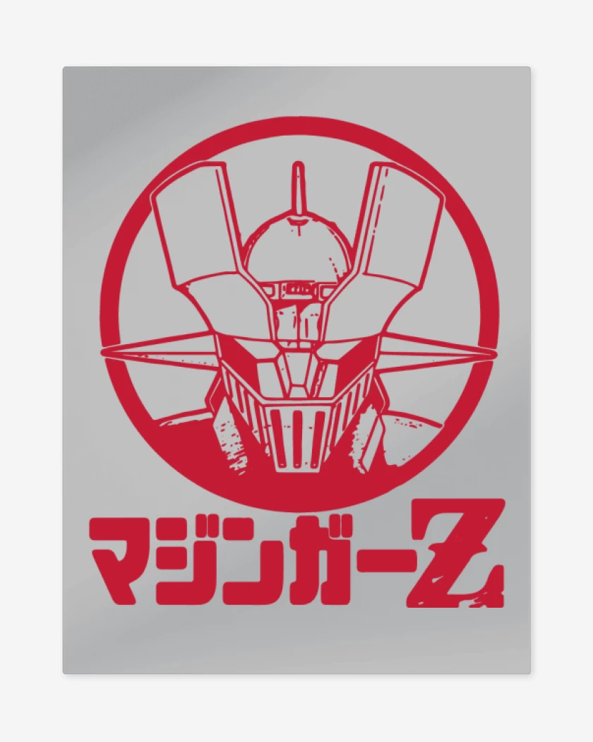 Print metalico Gris Melange de Mazinger